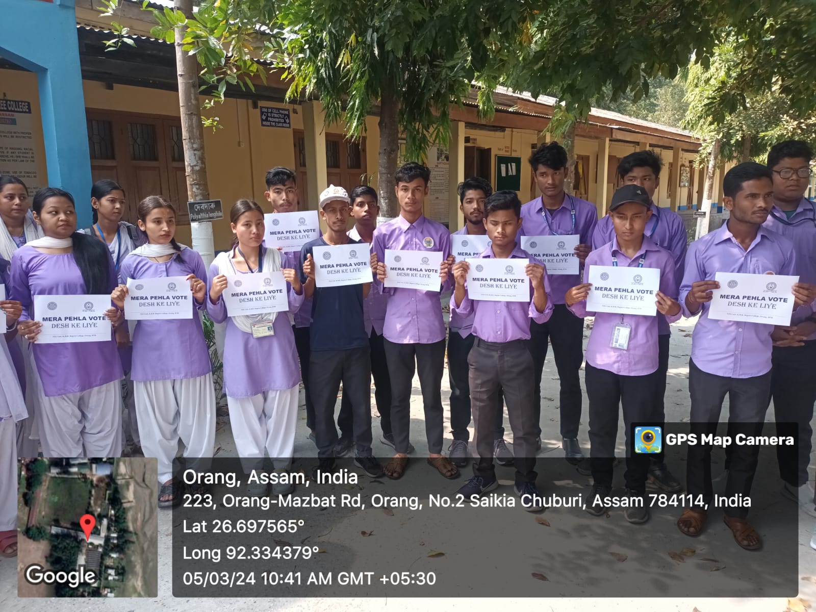 MERA PEHLA DESH KE LIYE- VOTERS AWARENESS PROGRAMME